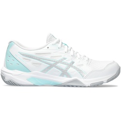 Badmintonschuhe Damen - Asics Gel-Rocket 11 weiss/hellblau, EINHEITSFARBE, 37