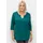 sheego 3/4-Arm-Shirt Blau 40/42