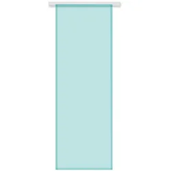 Bestlivings Flächenvorhang Noella türkis - aqua mit Technik