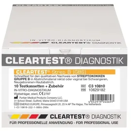 CLEARTEST Strep B Kassettentest 10 St.