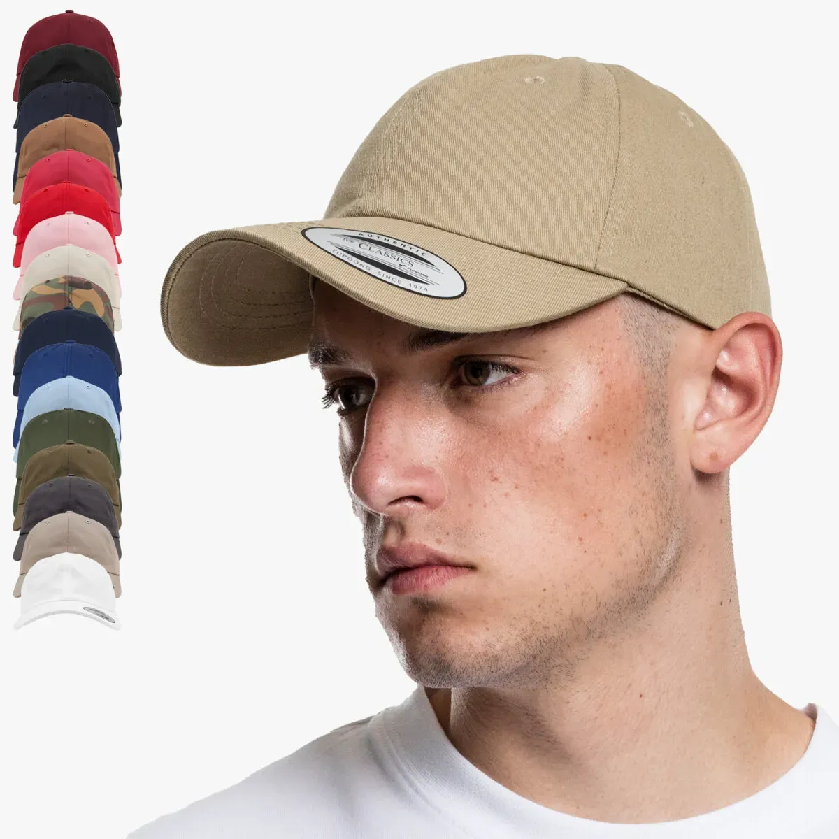 Flexfit - Low Profile 6-Panel Cap aus Baumwolle \6245CM\