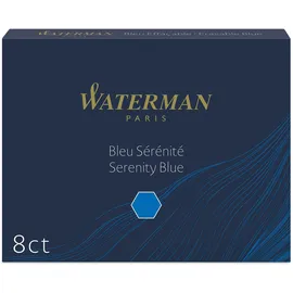Waterman Füllerpatronen Standard Serenity Blue 8 Stück