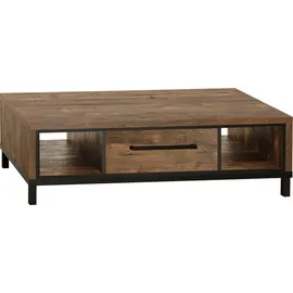 omg design Couchtisch OMG DESIGN "Vasto", braun (espresso, schwarz, espresso), B:60cm H:40cm T:60cm, Tische, Couchtisch, mit Schublade und Stauräumen