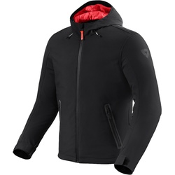 Revit Traffic H2O Motorrad Textiljacke, schwarz, Größe XL für Männer