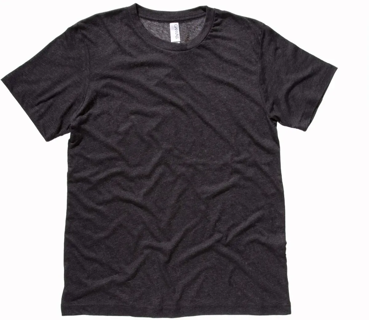 Bella+Canvas Herren Triblend T-Shirt 3413 charcoal-black triblend (heather) S