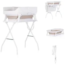Chipolino Babywanne, Wickeltisch 2 in 1 Sonata Ständer faltbar Thermometer 11 kg beige