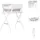 Chipolino Babywanne, Wickeltisch 2 in 1 Sonata Ständer faltbar Thermometer 11 kg beige
