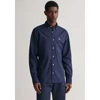 GANT Slim Fit Popeline Hemd - blau - XXL