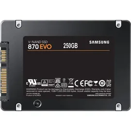 Samsung 870 EVO 250 GB 2,5" MZ-77E250B/EU