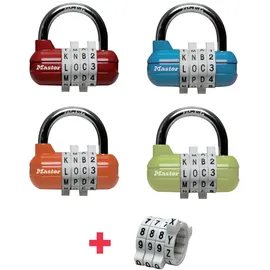 Master Lock Zahlenschloss Pro Sport 1534EURD Farbauswahl