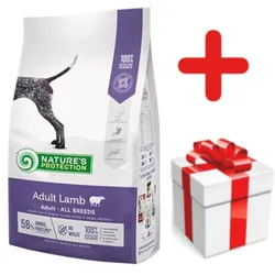 NATURES PROTECTION Lamb Adult 12kg + Überraschung für die Katze