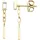 LEONARDO Ohrstecker Liora Ciao gold Edelstahl 024459