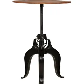 vidaXL Bartisch Altholz Massiv 75 x (76-110) cm Braun