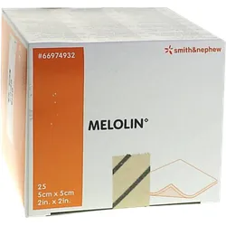 Melolin 5x5 cm Wundauflagen steril 25 St