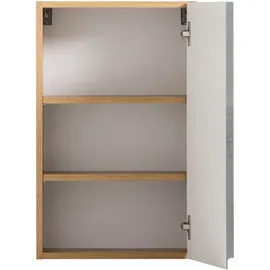 WELLTIME Hängeschrank "Sölden", grau (oxid beton), B:40cm H:64cm T:20cm, MDF, Schränke, Hängeschrank