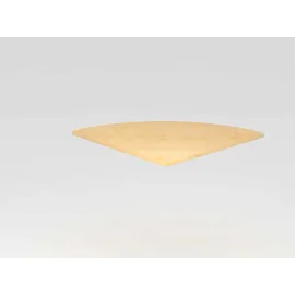 Hammerbacher Verbindungsplatte ahorn, dreieckig abgerundet 80,0 x 80,0 x 2,5 cm