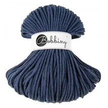 Bobbiny Flechtkordel 5 mm Jeansblau 100 m