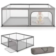 Laufgitter Laufstall für Babys 200 x150 cm Schutzgitter für Kinder Absperrgitter