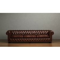 JVmoebel Chesterfield-Sofa, Chesterfield Couch Polster Klassische Sofa Couch braun