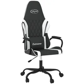 vidaXL Gaming-Stuhl Kunstleder Schwarz und Weiß