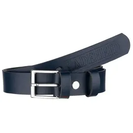 Ladeheid Kindergürtel Leder 2,5 cm Blau 74