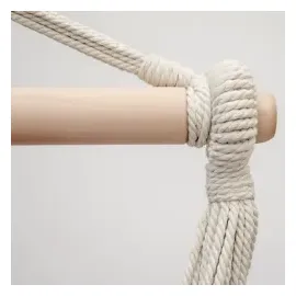 AMANKA XXL Hängesessel mit Gestell Hängestuhl für 2 Doppel Hängesitz Hängeliege Grau