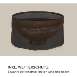 Blumfeldt Feuerschale Savage Ø 60,5 cm Braun