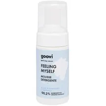 Goovi Goovi, Feeling Myself Gesichtsreinigungsmousse für empfindliche Haut, feuchtigkeitsspendend und beruhigend mit Kornblumenwasser und Kamille, Inhaltsstoffe natürlichen Ursprungs, vegan, 100 ml