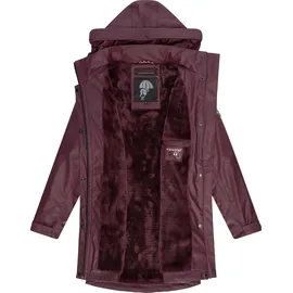 Navahoo Damen wasserdichter gefütterter Regenmantel Deike Wine Gr. S - S