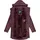 Navahoo Damen wasserdichter gefütterter Regenmantel Deike Wine Gr. S - S