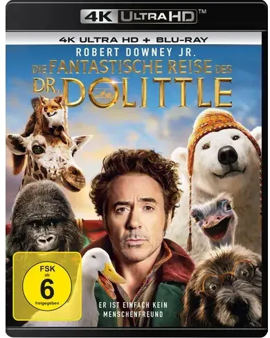 Die fantastische Reise des Dr. Dolittle (4K Ultra HD) (+ Blu-ray 2D)