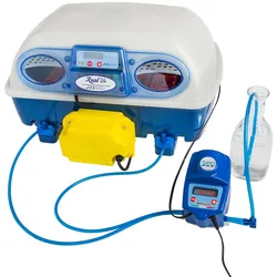 Borotto Brutapparat - 24 Eier - inklusive Bewässerungssystem - vollautomatisch REAL 24 AUTOMATIC + SIRIO HUMIDITY