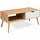 [en.casa] Bordkak Weiß/Eiche 100 x 48 x 45 cm