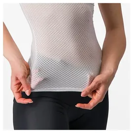 Castelli Pro Mesh Kurzarm-Unterhemd Weiß XL
