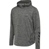 Hummel Aston Hoodie Melange Grau S