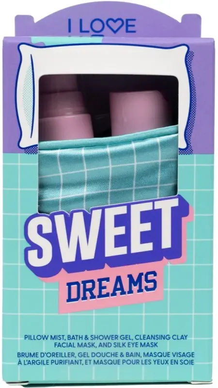I Love Sweet Dreams Geschenkset für ruhigen Schlaf