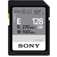 Sony SDXC E Series 128GB UHS-II Class 10 U3 V60