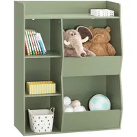 SoBuy Kinderregal KMB55 80 x 104 x 34 cm MDF grün