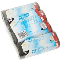 Papstar Müllbeutel, LDPE 30 l 60 cm x 50
