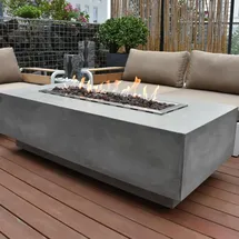 ELEMENTI Gas Feuerstelle Granvill Ø 152 cm Grau