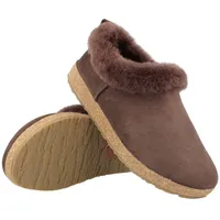 Haflinger Haflinger Iceland Lammfell Leder Hausschuh Unisex Hausschuh braun 39 EU