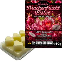 WonderWax Duftwachs Wax Melts für Duftlampe, 6 Herzen Duftmelt Wachsmelt Sojawachs Duftwachs Würfel für Raumdüfte, Wachs Duftöl Winter Indoor Schmelzen für Aromalampe Drachenfrucht Eistee