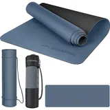 EliteAthlete Yogamatte - Sportmatte - Fitnessmatte - Gymnastikmatte gepolstert & rutschfest für Fitness, Pilates - Yoga Matte - 183 cm x 61 cm x 0.6 cm - Trainingsmatte inkl. Transportgurt + Tasche