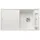 Blanco AXIA III 5 S weiß + Excenterbetätigung + InFino + Holzschneidbrett
