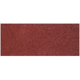 WOLFCRAFT 8 Stk. 2056000 Schwingschleifpapier ungelocht Körnung 40 (L x 280 mm I I I Ideal für Holz & Metall I Zubehör zu Schwingschleifer und Handschleifer I Korund