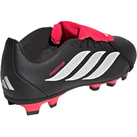 adidas Predator Club Fold-Over Tongue MG Fußballschuhe Kinder core black/cloud white/lucid red 32
