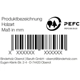 Glattkantbrett Douglasie 250 cm 144 x 27 mm gehobelt Kanten gefast