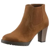 aniston shoes Stiefelette, Ankleboots mit seitlichem Stretcheinsatz - NEUE KOLLEKTION braun 40 EU
