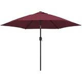 vidaXL Ø 300 cm Bordeauxrot