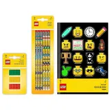 LEGO Schreib-Set (Radiergummis, Bleistifte, Notizbuch)